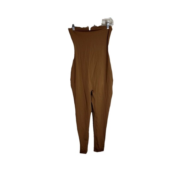 NWT SKIMS All In One Sleeveless Jumpsuit Caramel Full Body Large  (BS-BSF-0758) - Picture 3 of 9